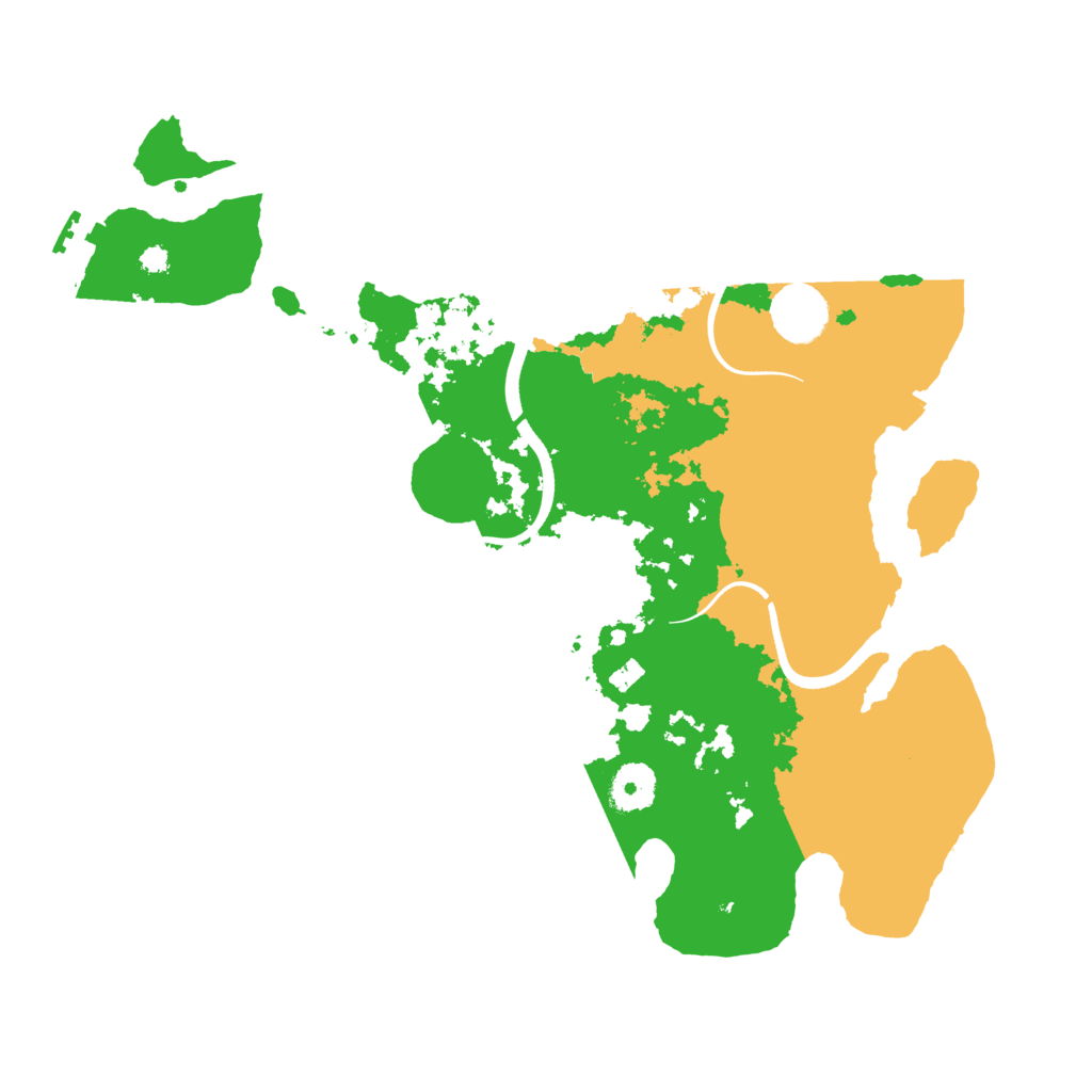 Biome Rust Map: Procedural Map, Size: 3550, Seed: 706394