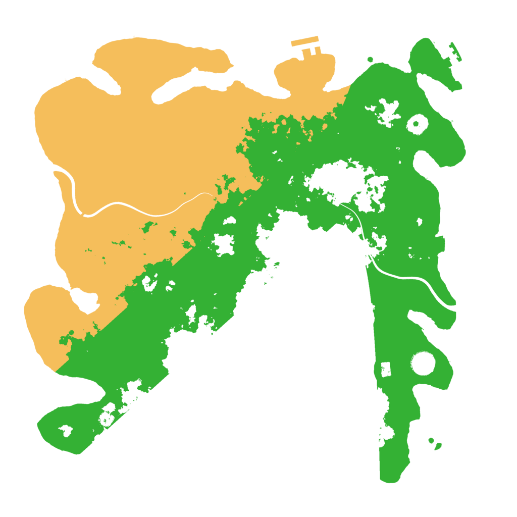 Biome Rust Map: Procedural Map, Size: 3800, Seed: 778899