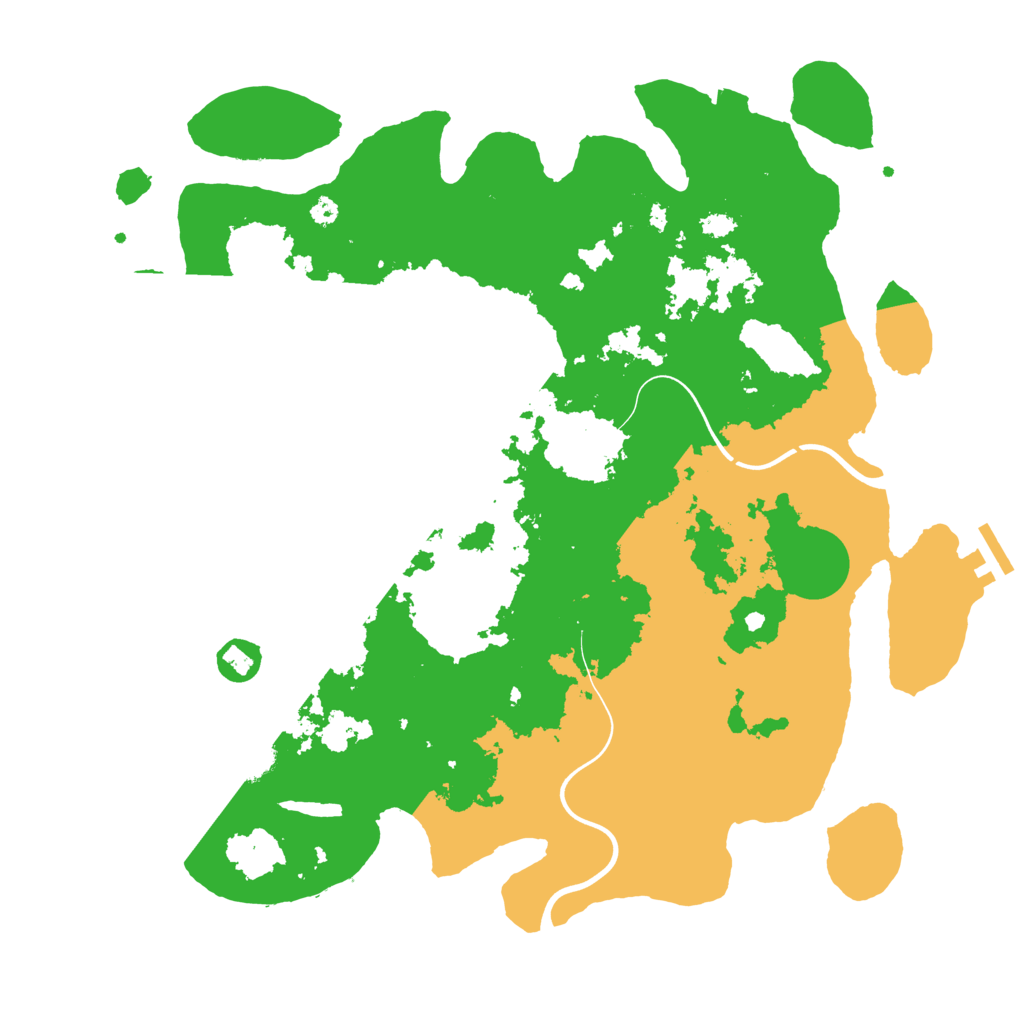 Biome Rust Map: Procedural Map, Size: 3800, Seed: 27032021