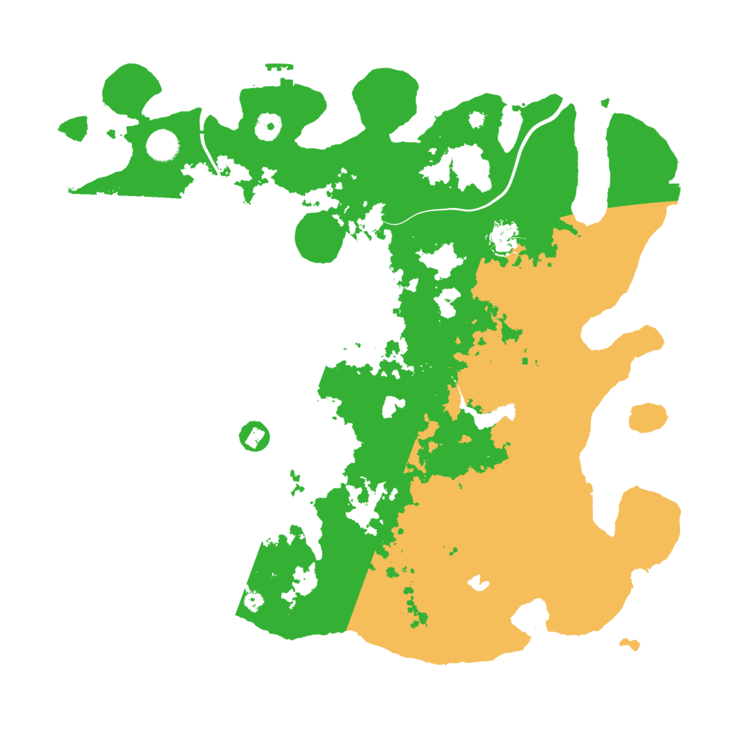 Biome Rust Map: Procedural Map, Size: 4000, Seed: 976107