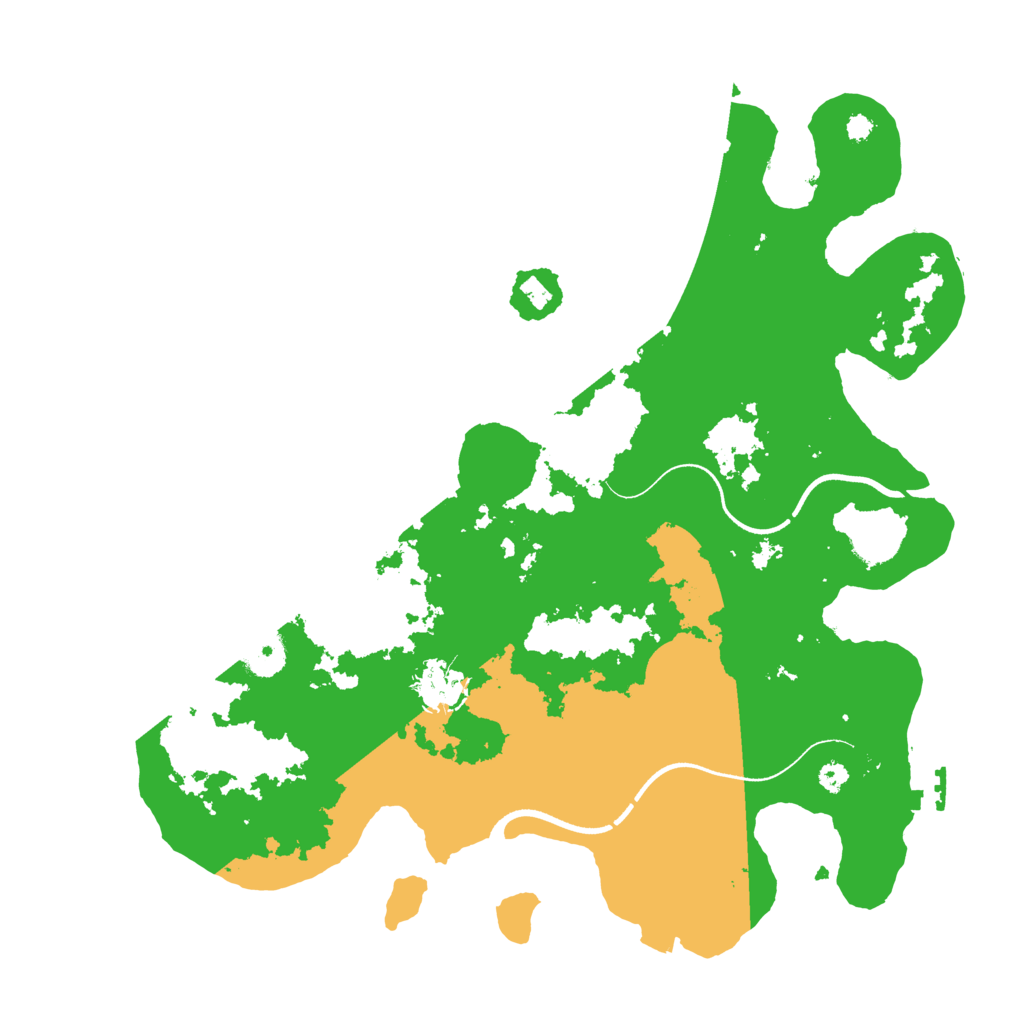 Biome Rust Map: Procedural Map, Size: 3550, Seed: 867593