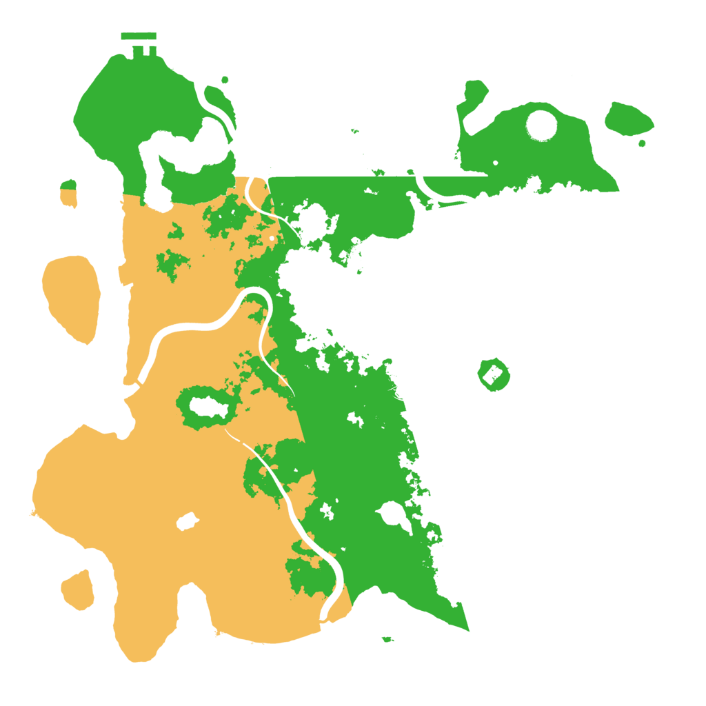 Biome Rust Map: Procedural Map, Size: 4050, Seed: 153141587