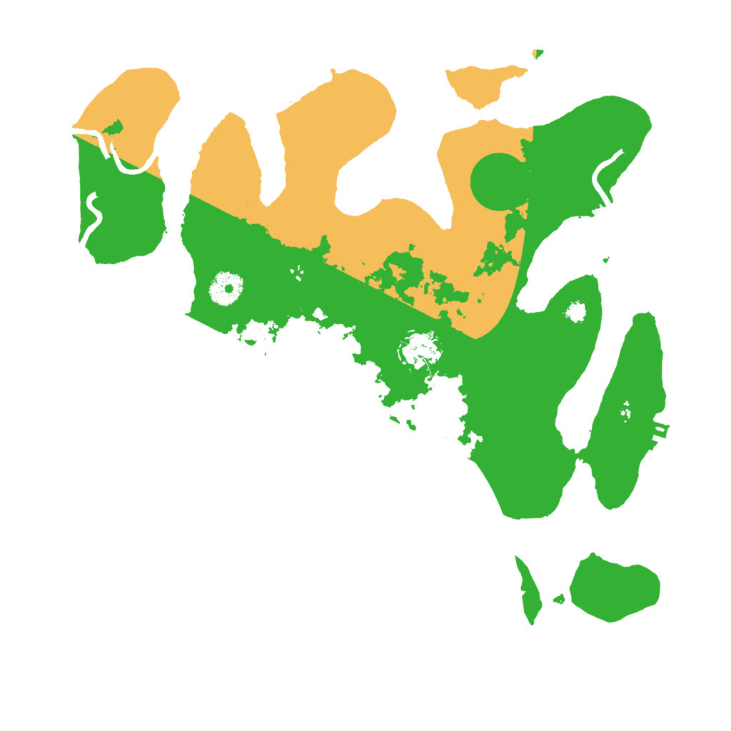 Biome Rust Map: Procedural Map, Size: 3333, Seed: 3