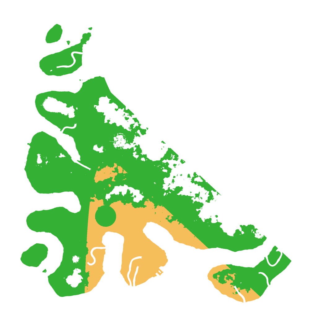 Biome Rust Map: Procedural Map, Size: 4000, Seed: 1492