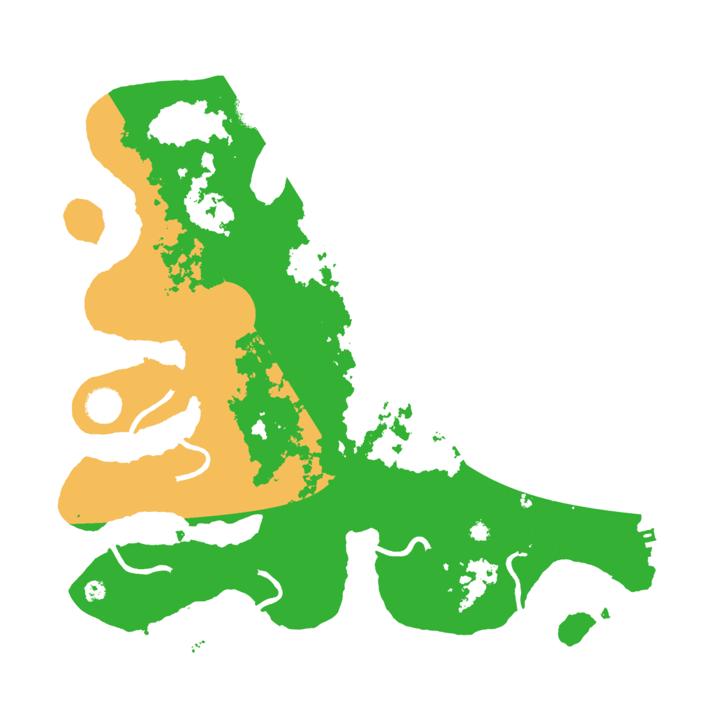 Biome Rust Map: Procedural Map, Size: 3500, Seed: 144340