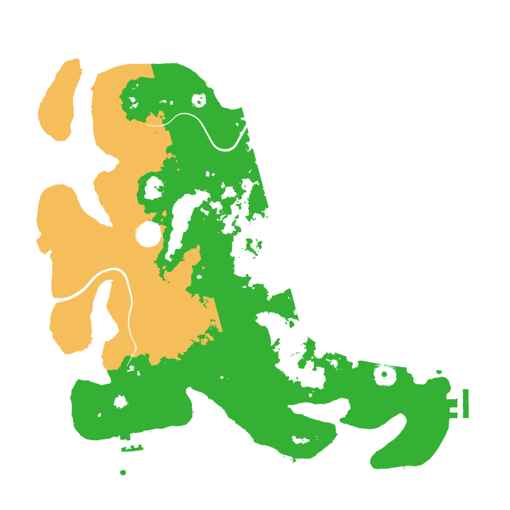 Biome Rust Map: Procedural Map, Size: 3550, Seed: 517360