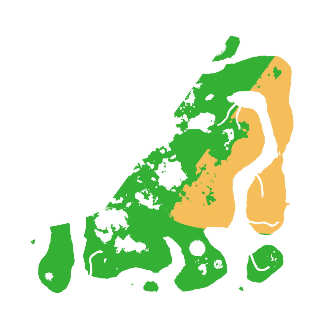 Biome Rust Map: Procedural Map, Size: 3550, Seed: 636096