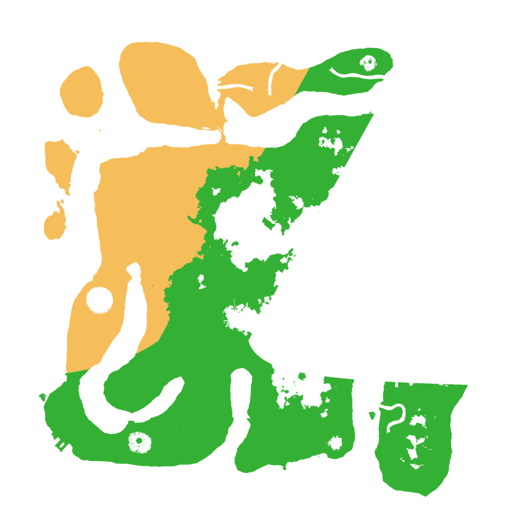 Biome Rust Map: Procedural Map, Size: 3500, Seed: 879123