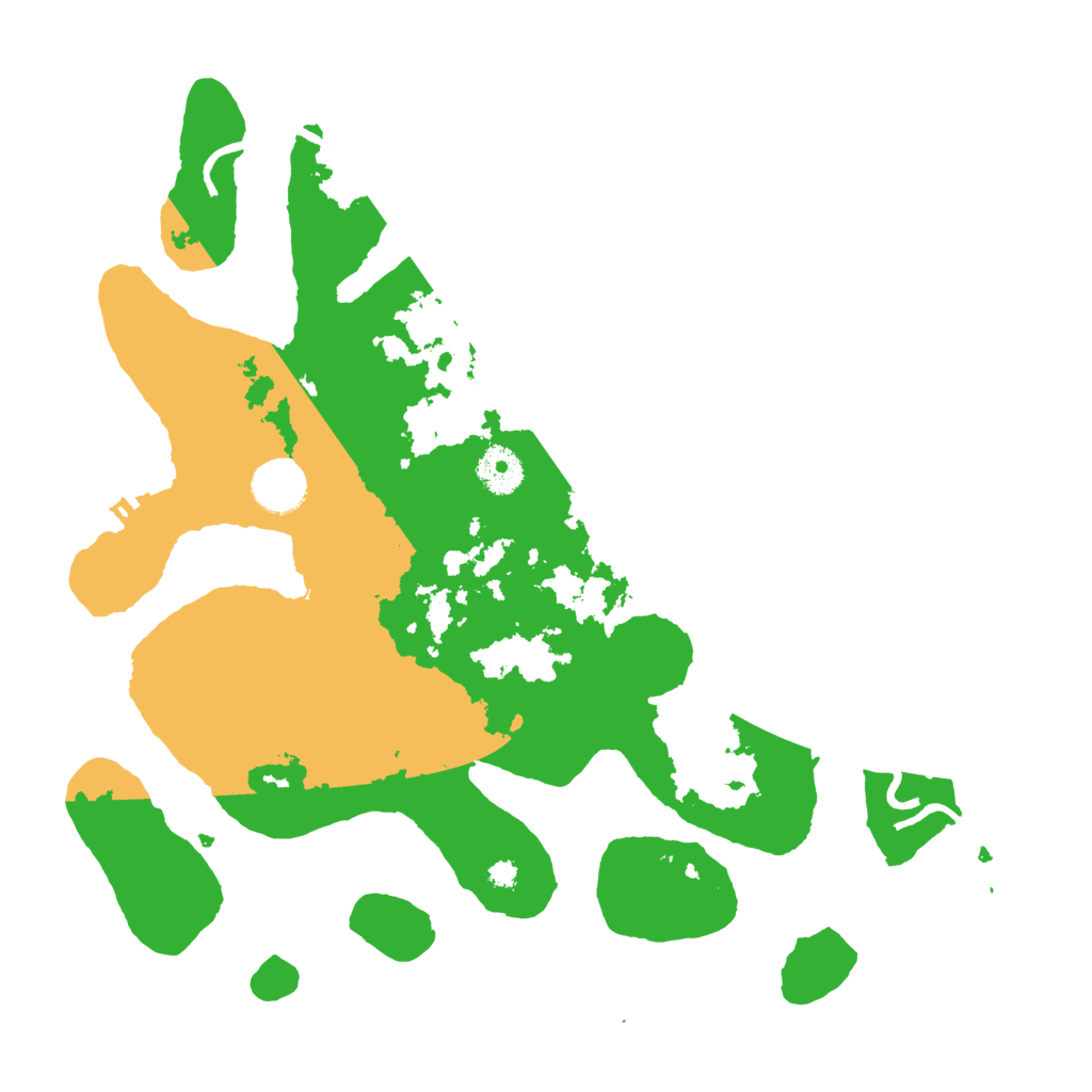 Biome Rust Map: Procedural Map, Size: 3550, Seed: 852405