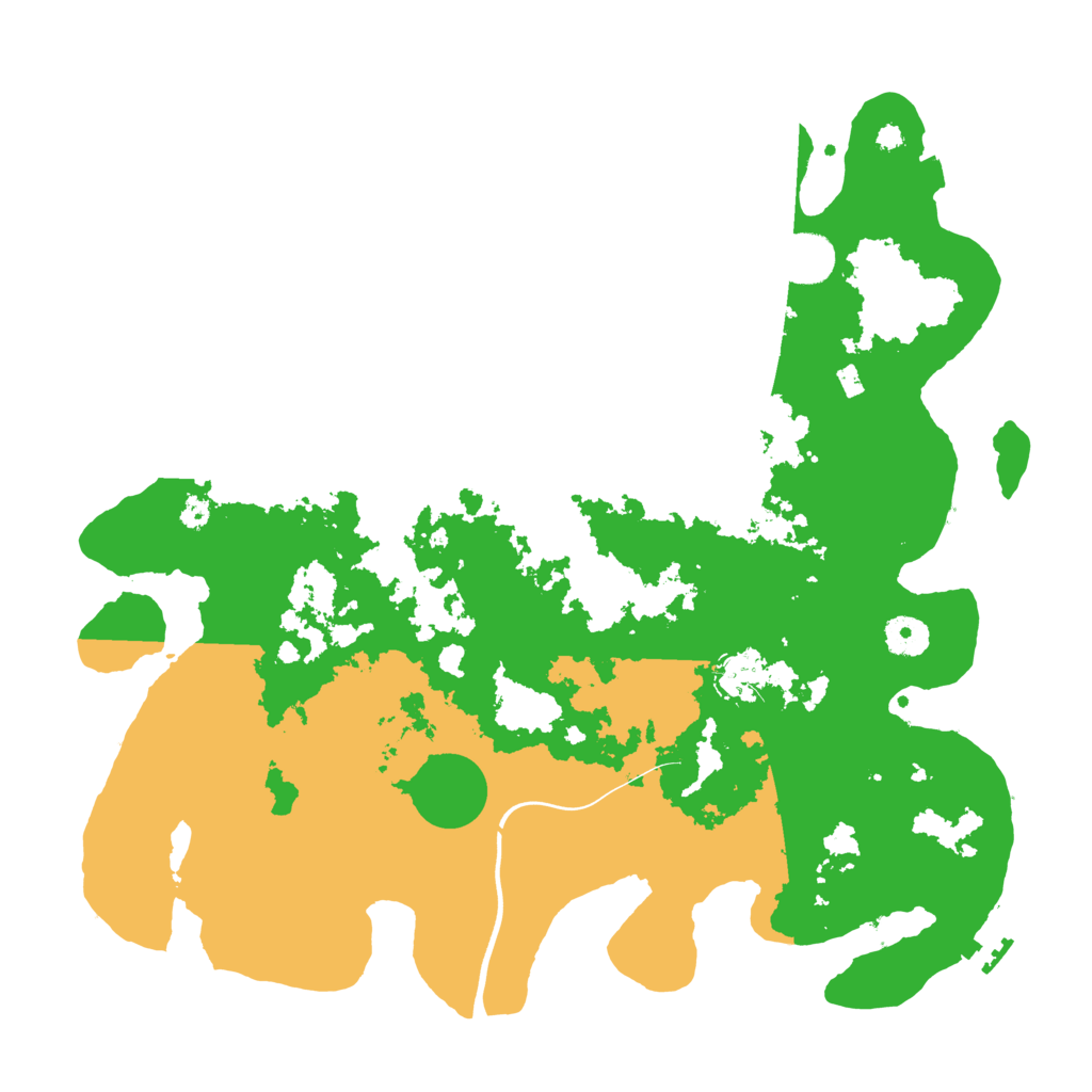 Biome Rust Map: Procedural Map, Size: 3850, Seed: 540718730