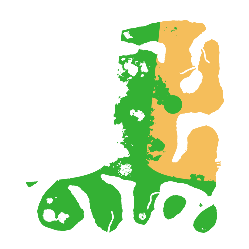 Biome Rust Map: Procedural Map, Size: 3550, Seed: 216122