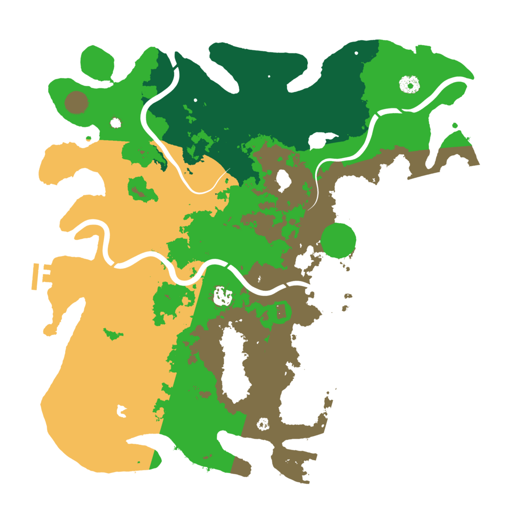 Biome Rust Map: Procedural Map, Size: 4000, Seed: 662215