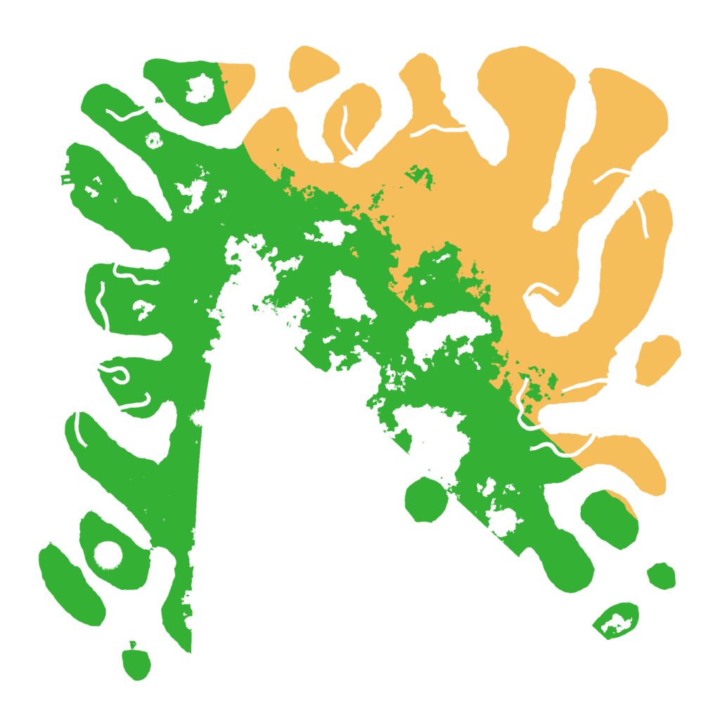 Biome Rust Map: Procedural Map, Size: 4500, Seed: 1549838