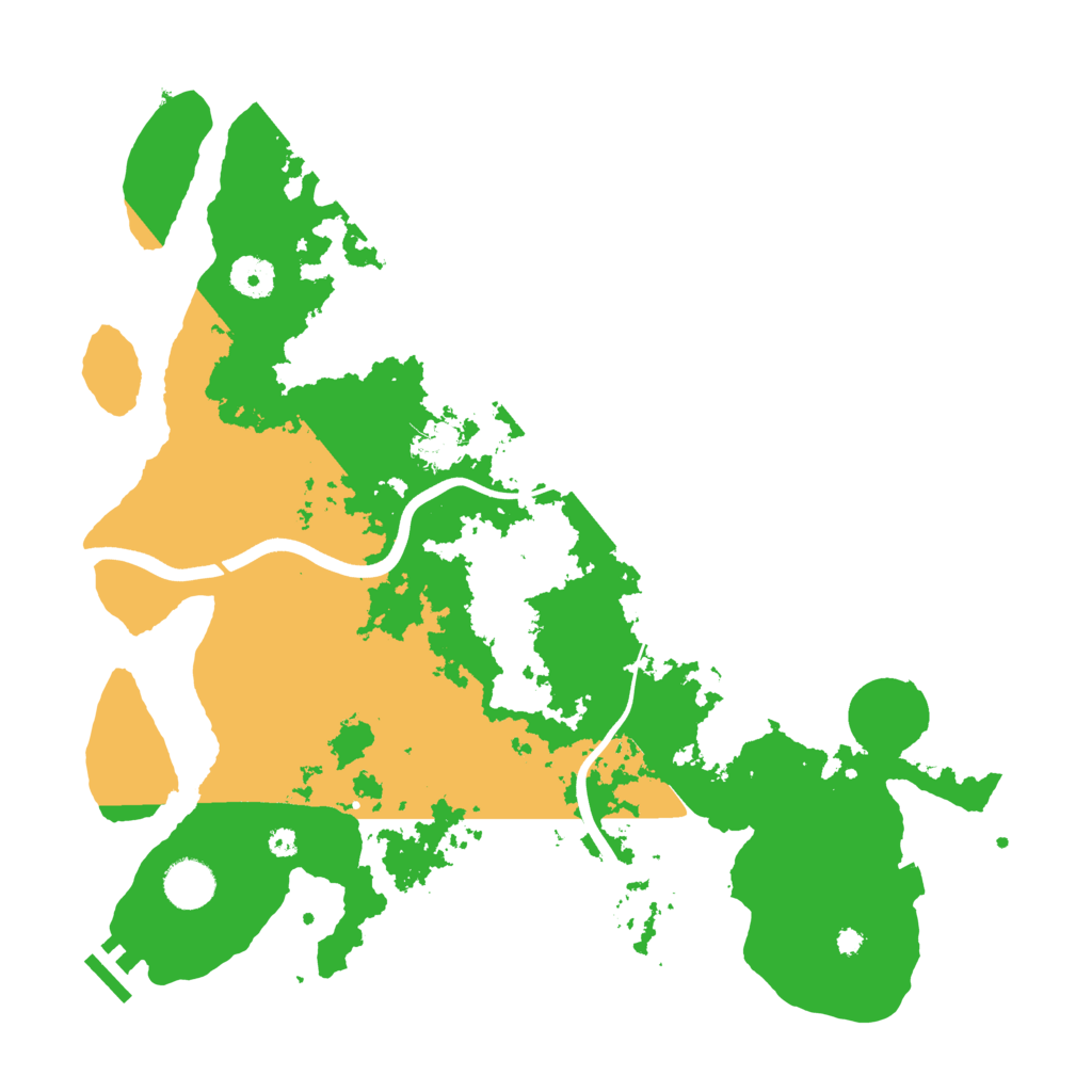 Biome Rust Map: Procedural Map, Size: 3800, Seed: 880501012