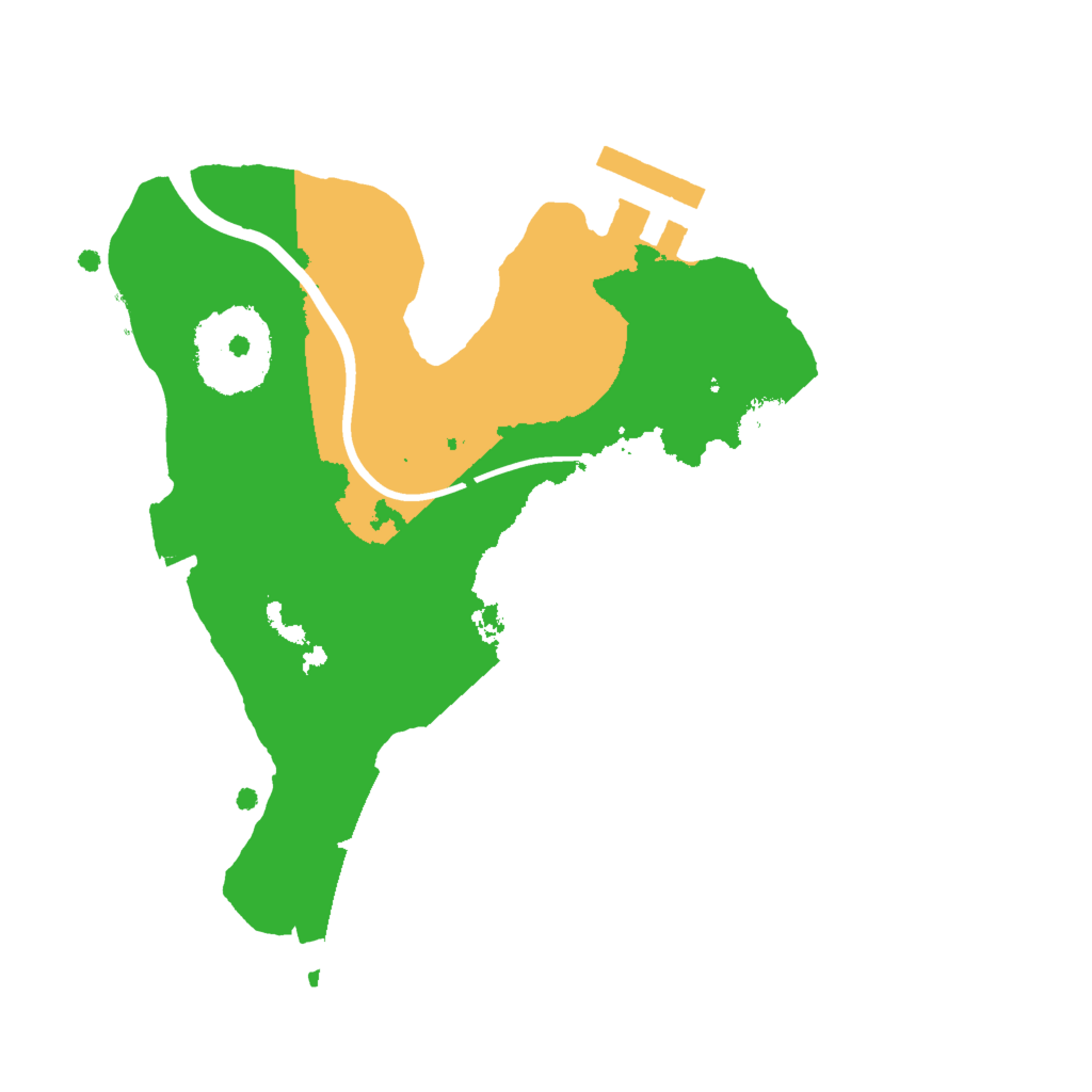 Biome Rust Map: Procedural Map, Size: 2000, Seed: 20