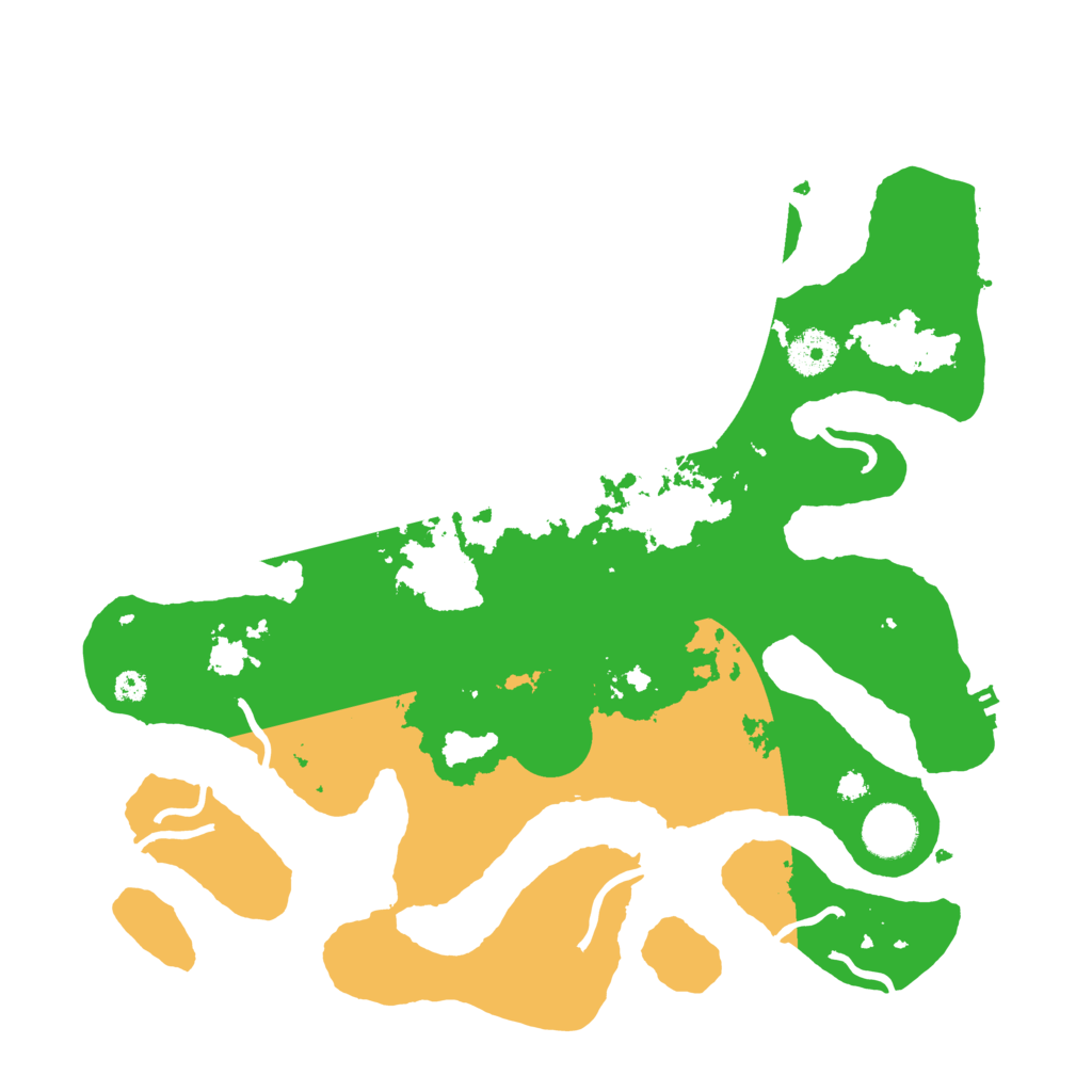 Biome Rust Map: Procedural Map, Size: 3500, Seed: 856265