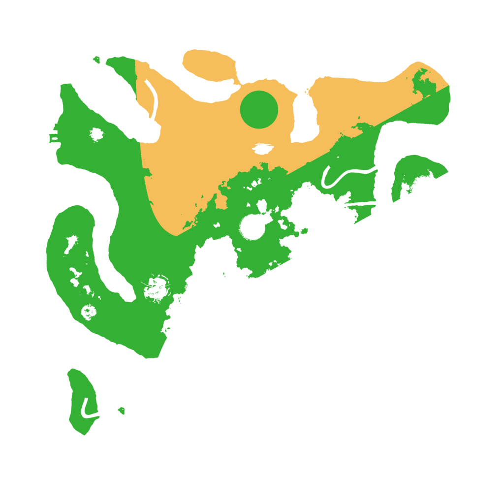 Biome Rust Map: Procedural Map, Size: 3500, Seed: 118865099
