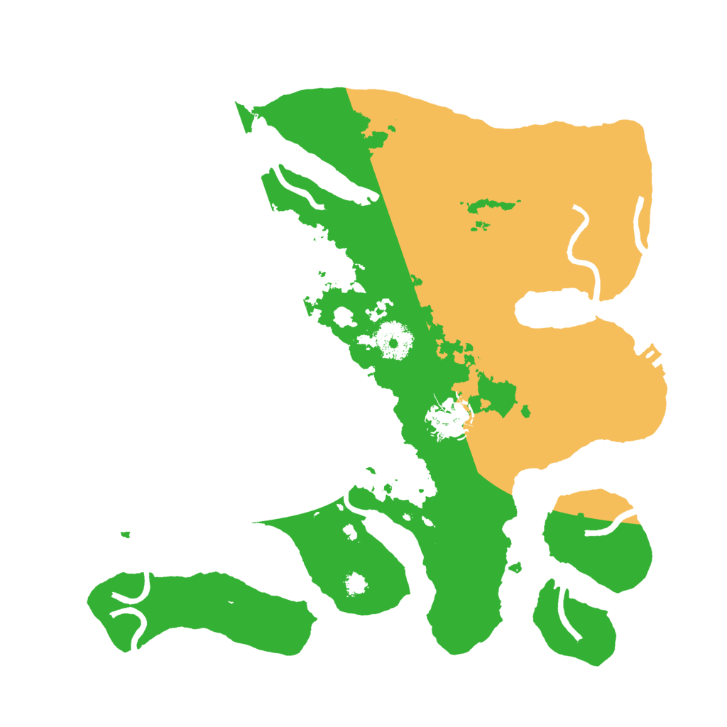 Biome Rust Map: Procedural Map, Size: 3000, Seed: 402385165