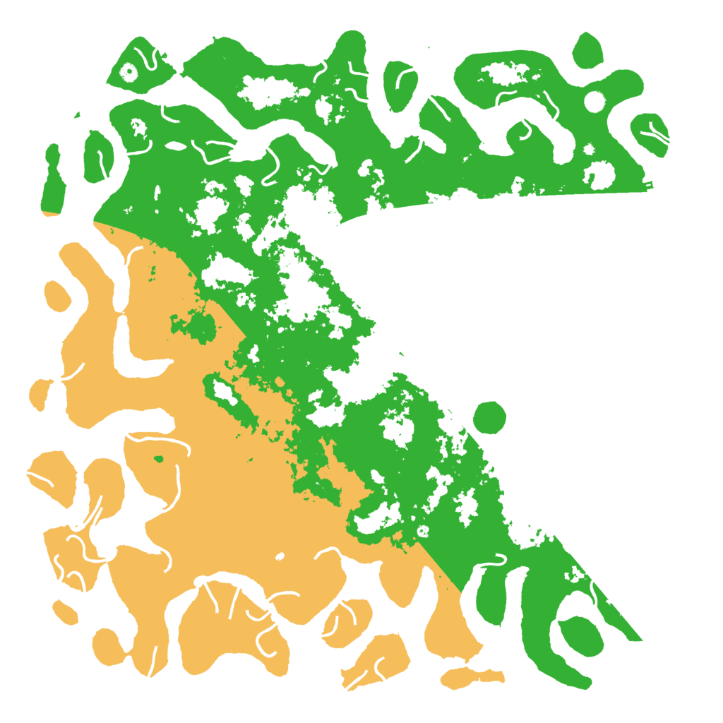 Biome Rust Map: Procedural Map, Size: 6000, Seed: 1234789