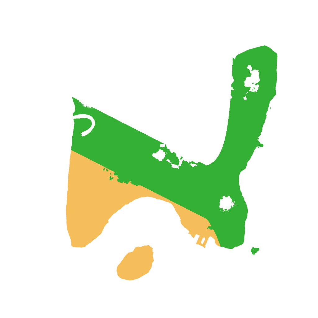 Biome Rust Map: Procedural Map, Size: 2000, Seed: 881533659