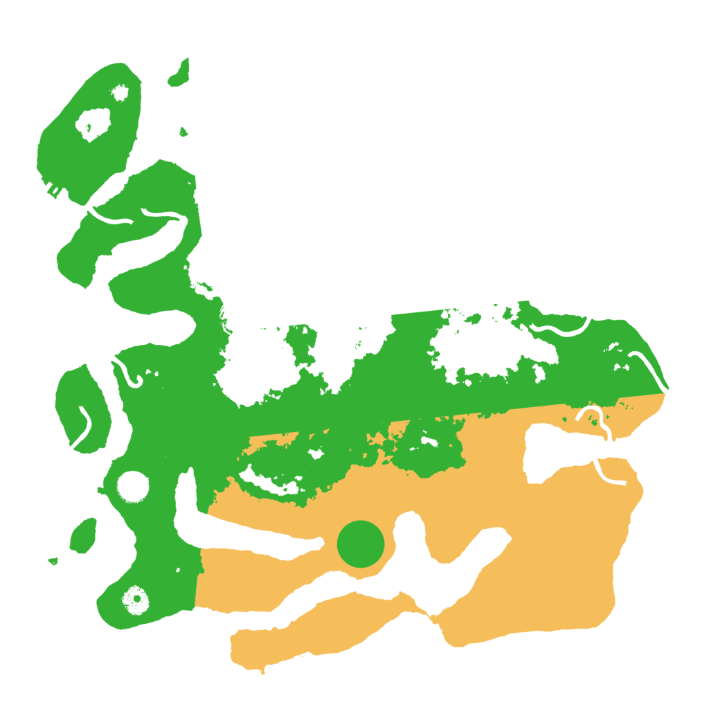 Biome Rust Map: Procedural Map, Size: 3950, Seed: 1286629065