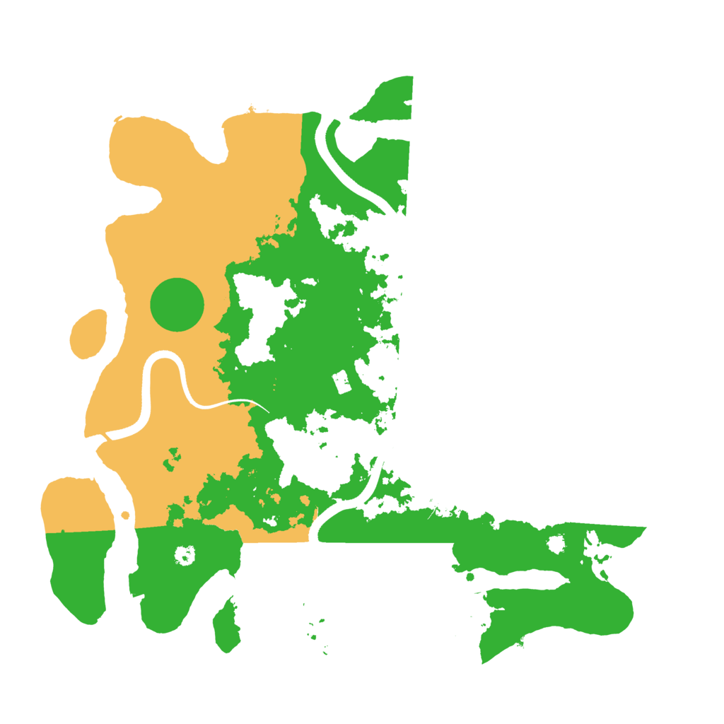 Biome Rust Map: Procedural Map, Size: 3550, Seed: 228911
