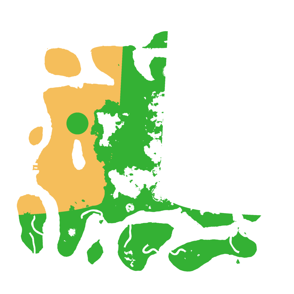 Biome Rust Map: Procedural Map, Size: 3550, Seed: 228911