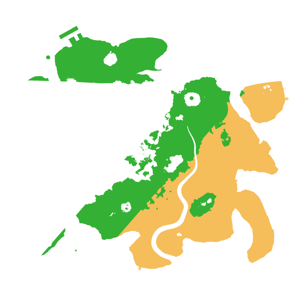 Biome Rust Map: Procedural Map, Size: 3000, Seed: 155