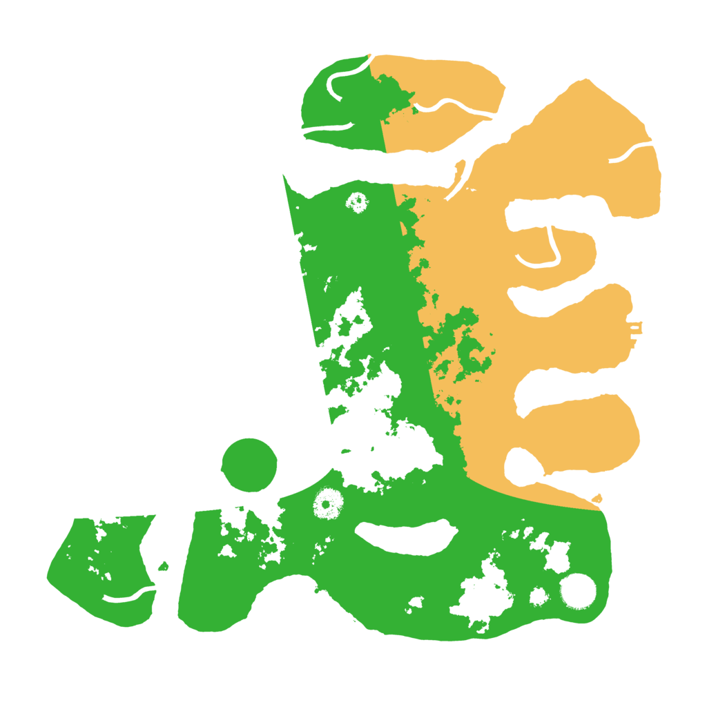 Biome Rust Map: Procedural Map, Size: 3500, Seed: 389530533