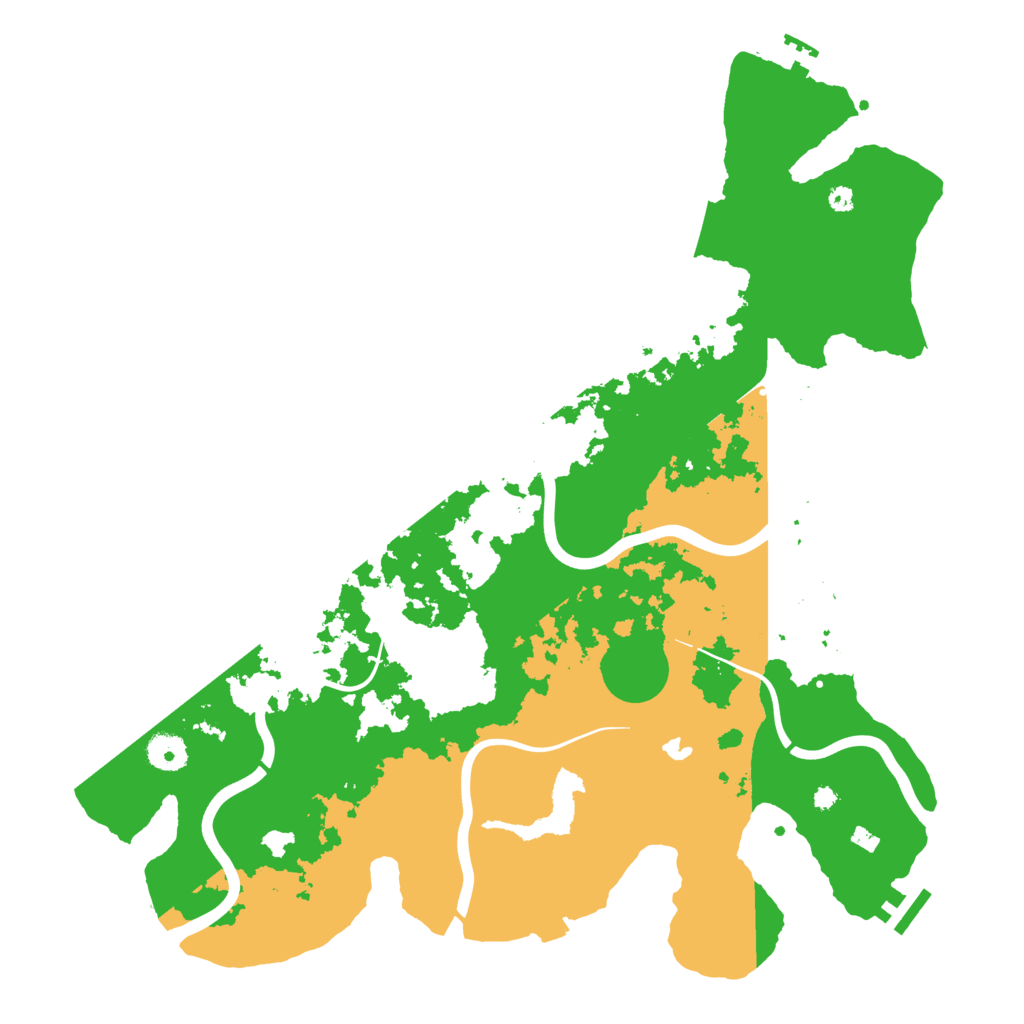Biome Rust Map: Procedural Map, Size: 4050, Seed: 318826209