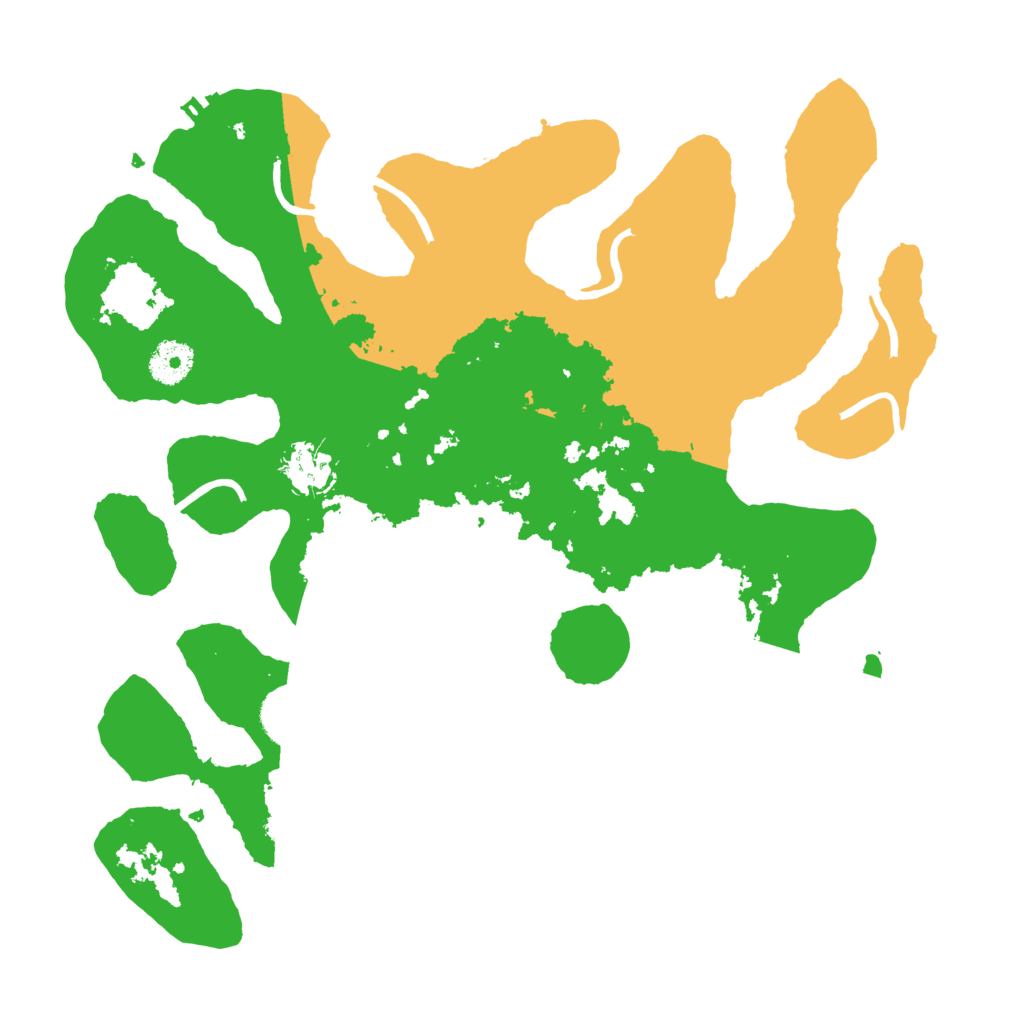 Biome Rust Map: Procedural Map, Size: 3550, Seed: 652892