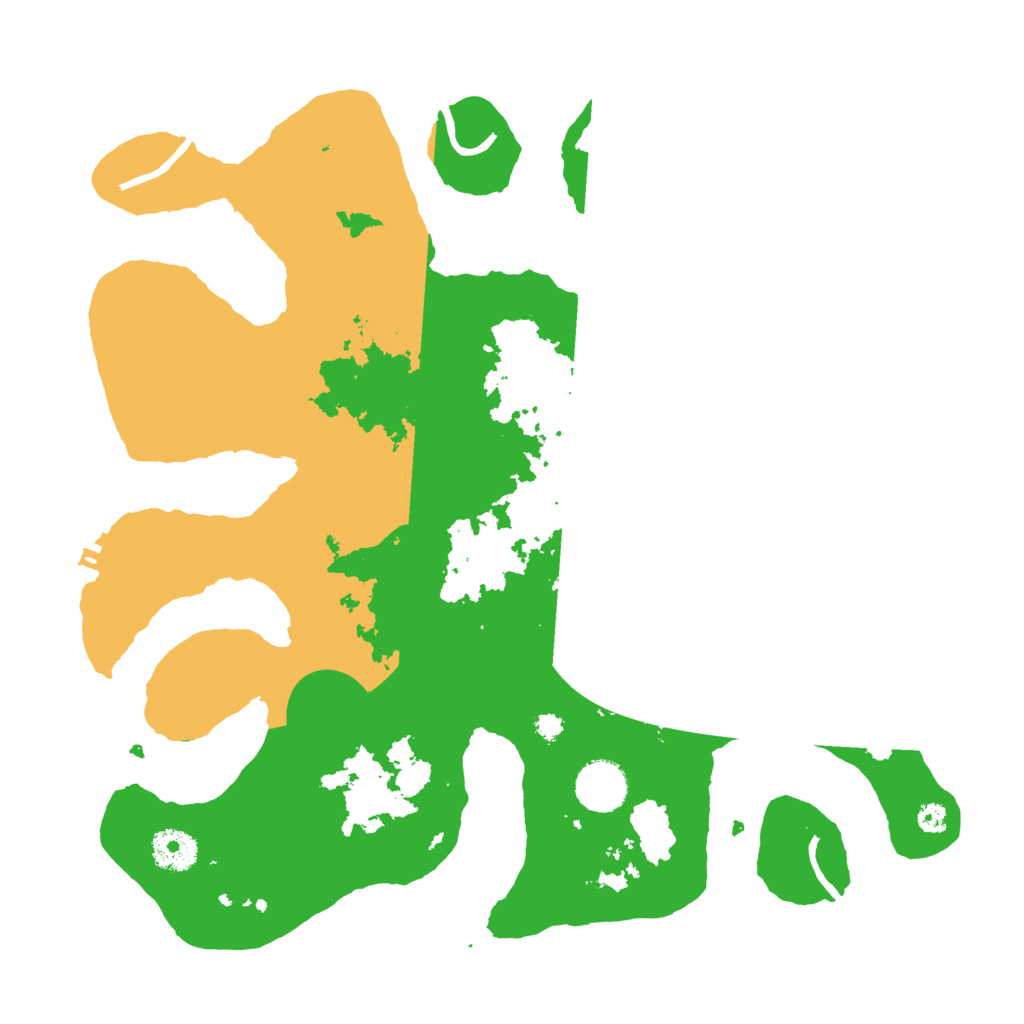 Biome Rust Map: Procedural Map, Size: 3500, Seed: 110970826