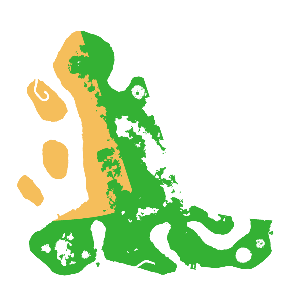 Biome Rust Map: Procedural Map, Size: 3500, Seed: 4039392