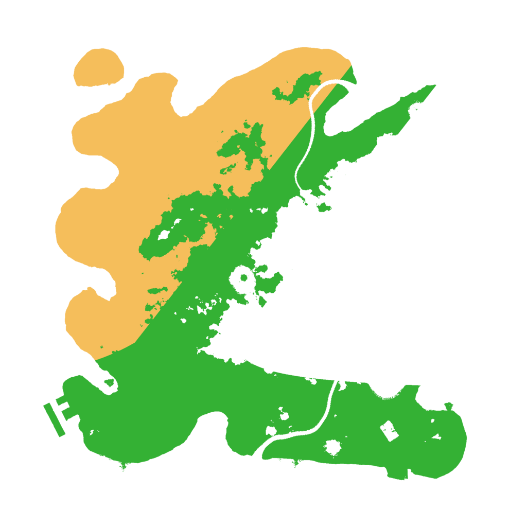 Biome Rust Map: Procedural Map, Size: 3000, Seed: 34594