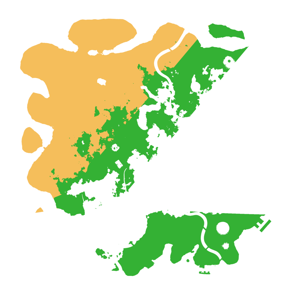 Biome Rust Map: Procedural Map, Size: 4000, Seed: 108168