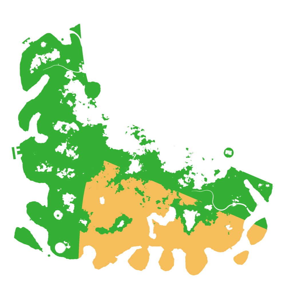 Biome Rust Map: Procedural Map, Size: 4890, Seed: 778094