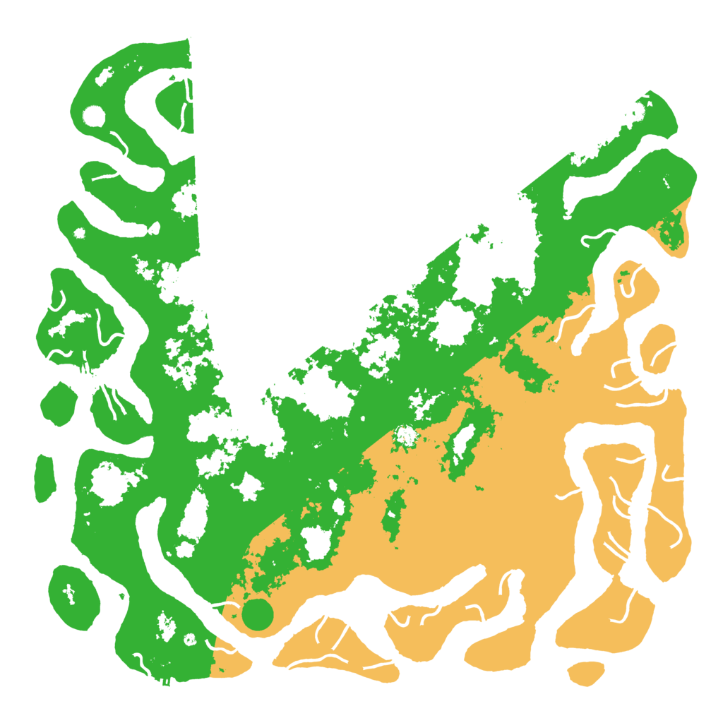 Biome Rust Map: Procedural Map, Size: 6000, Seed: 50415