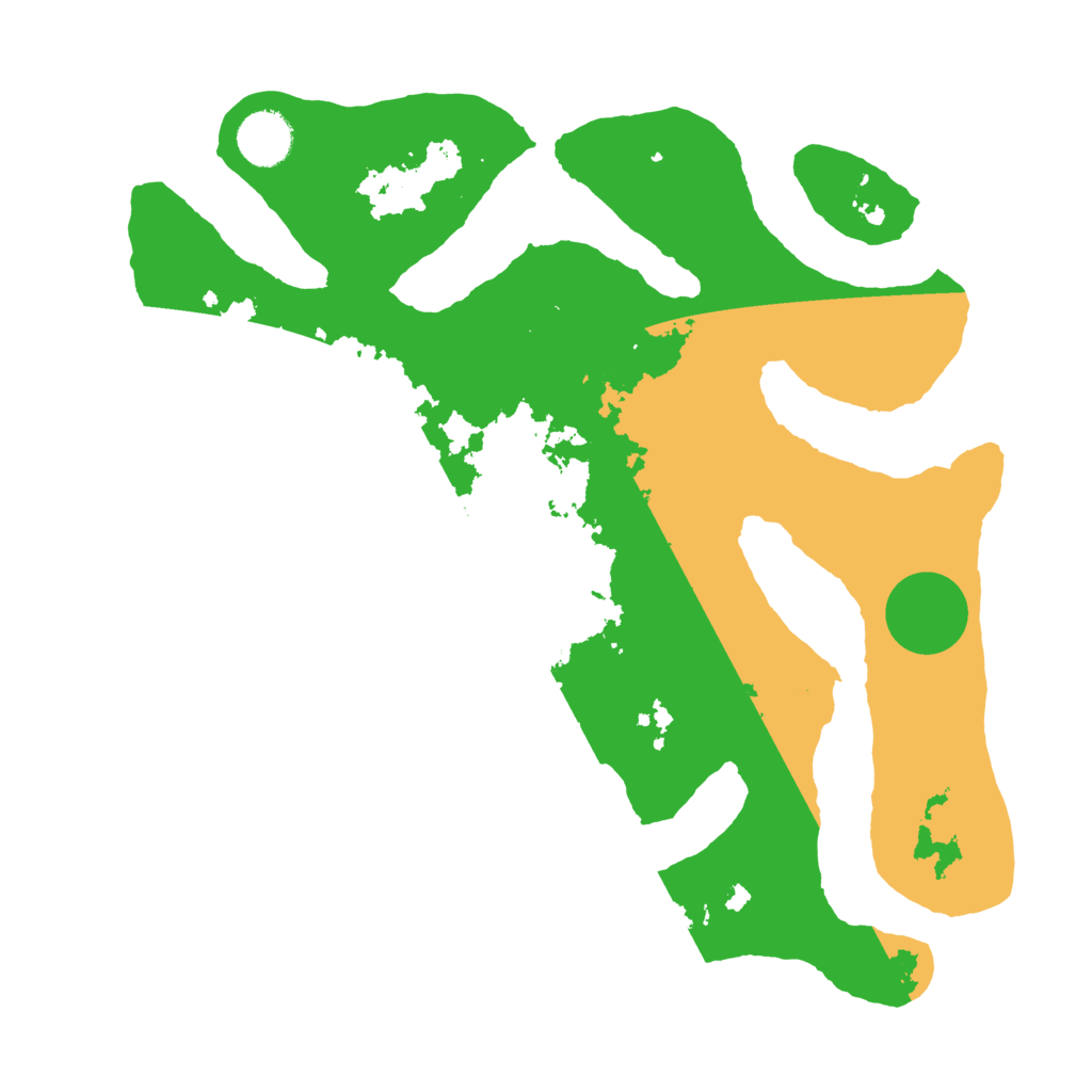 Biome Rust Map: Barren, Size: 3500, Seed: 1607854937