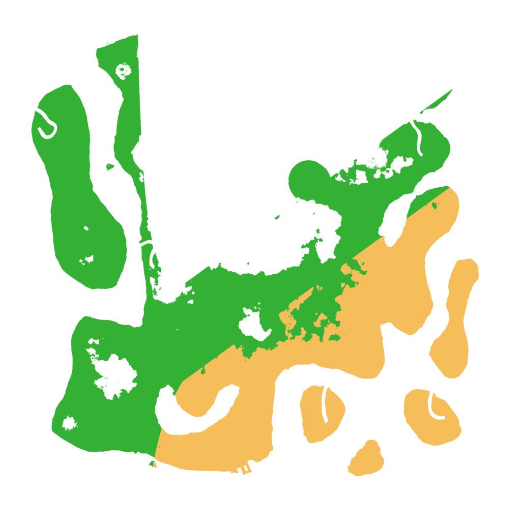 Biome Rust Map: Procedural Map, Size: 3500, Seed: 21818533