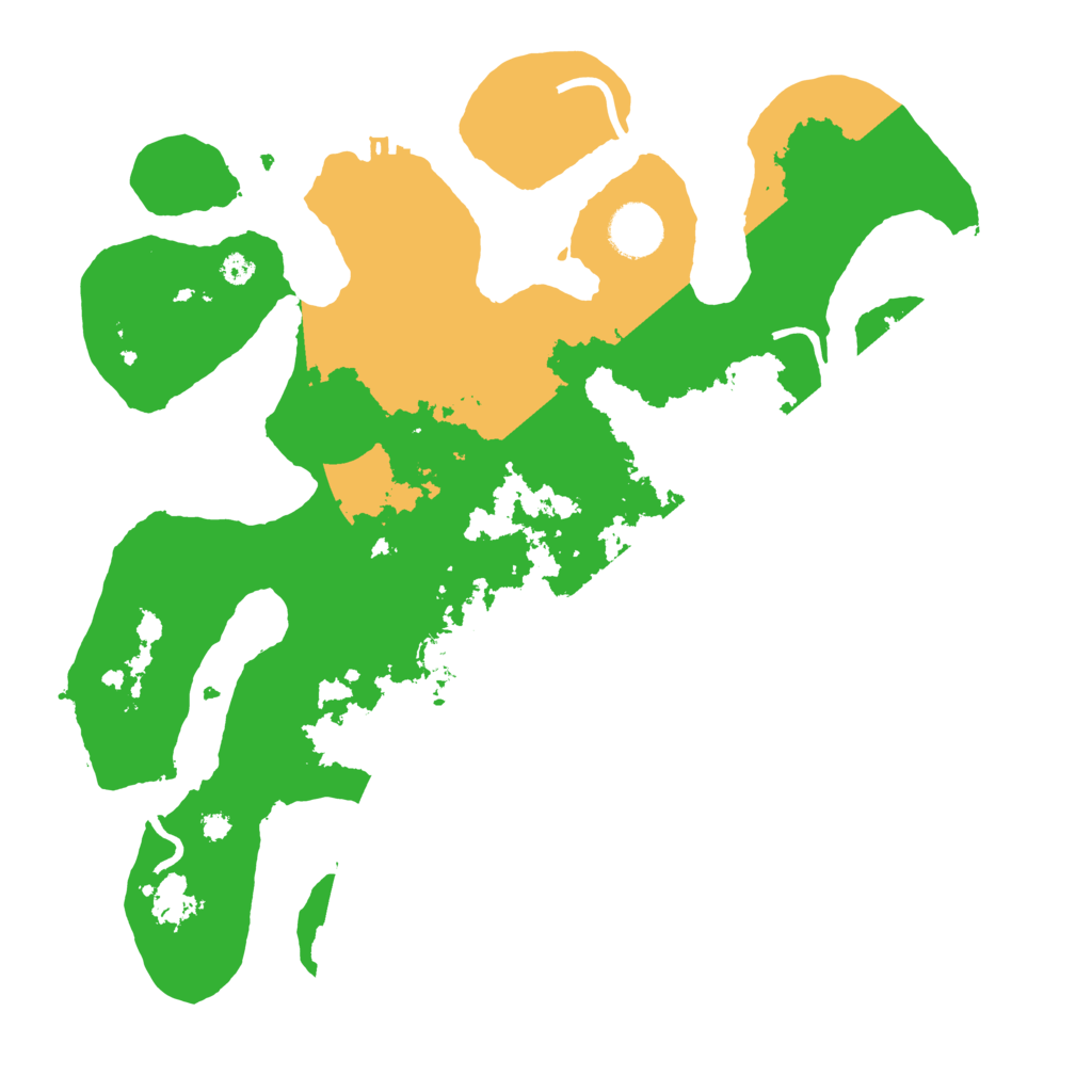 Biome Rust Map: Procedural Map, Size: 3550, Seed: 170969