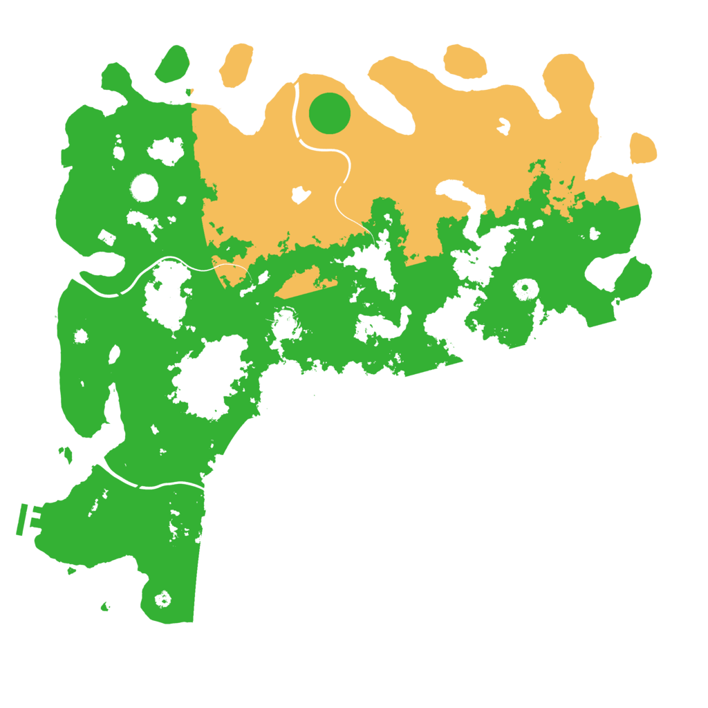 Biome Rust Map: Procedural Map, Size: 4500, Seed: 1764070