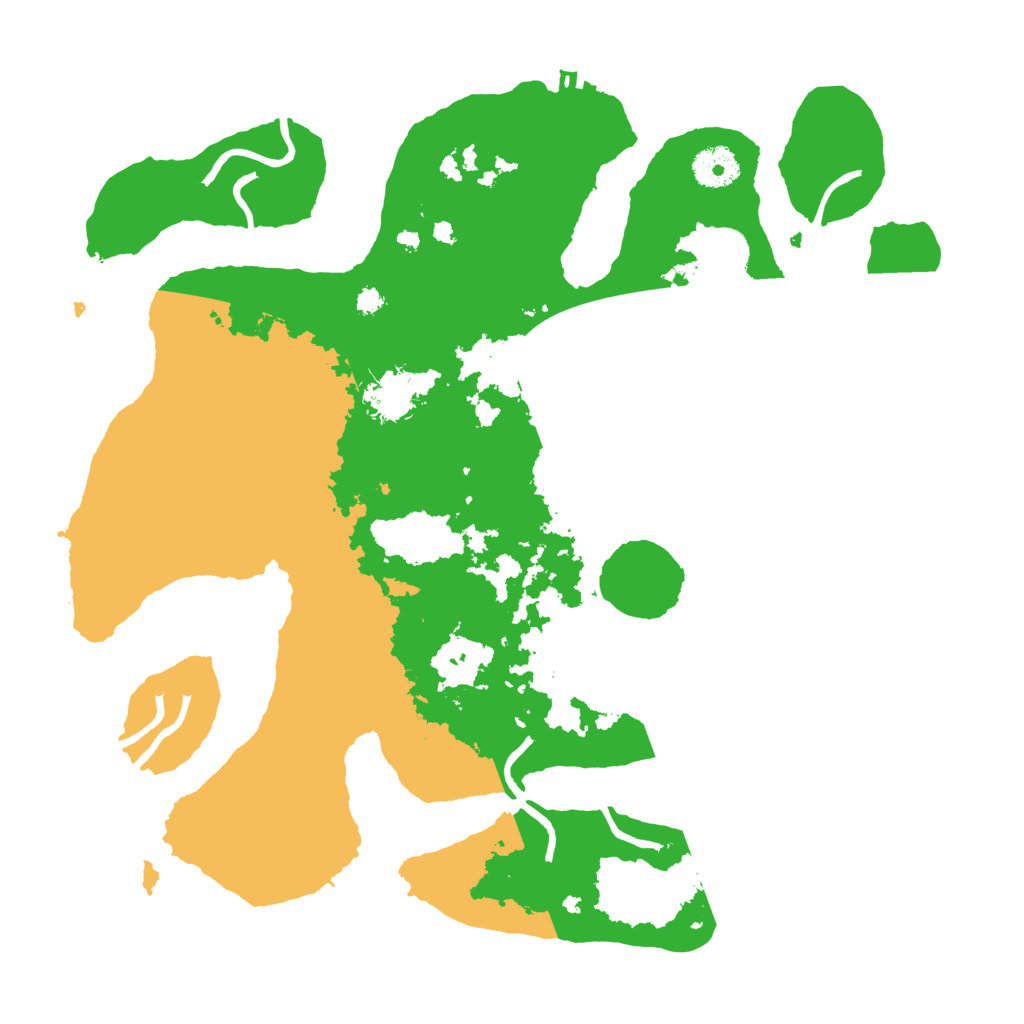 Biome Rust Map: Procedural Map, Size: 3550, Seed: 269316