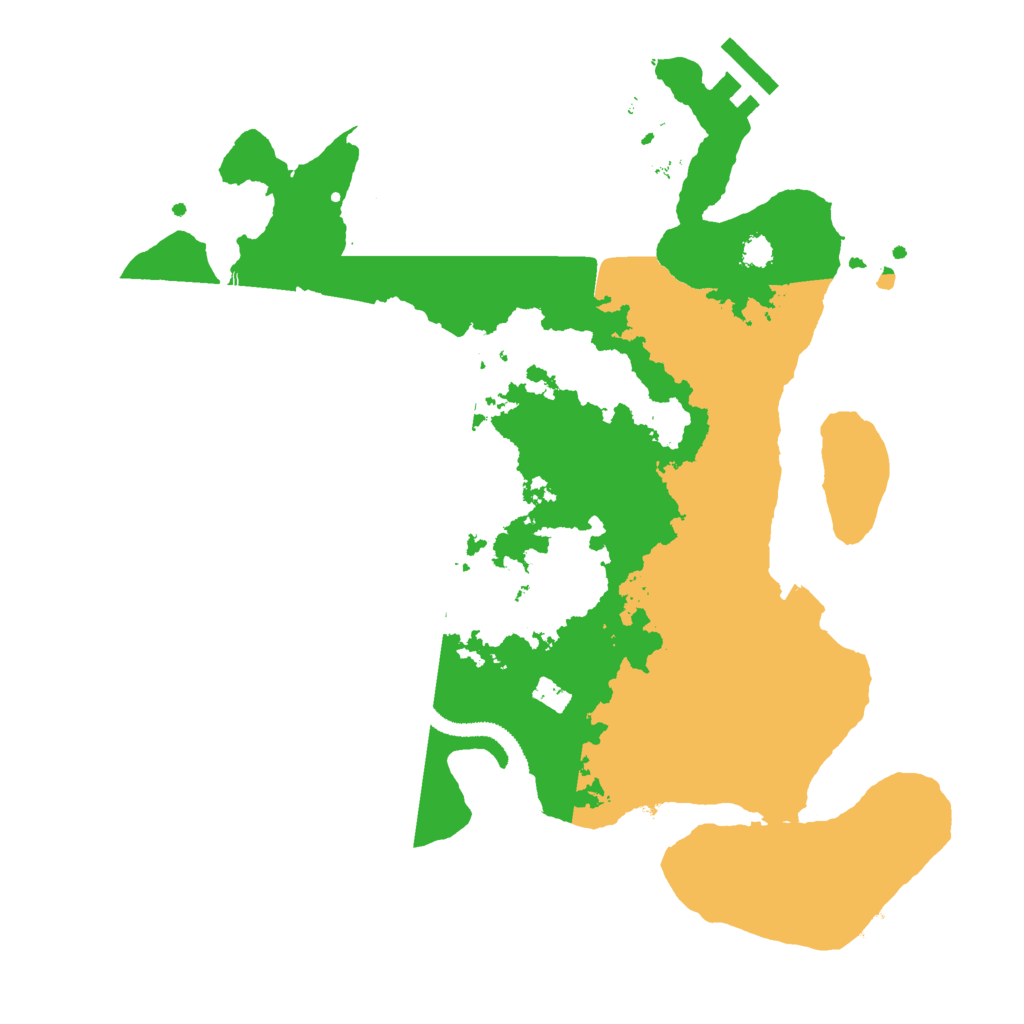 Biome Rust Map: Procedural Map, Size: 3000, Seed: 2437337