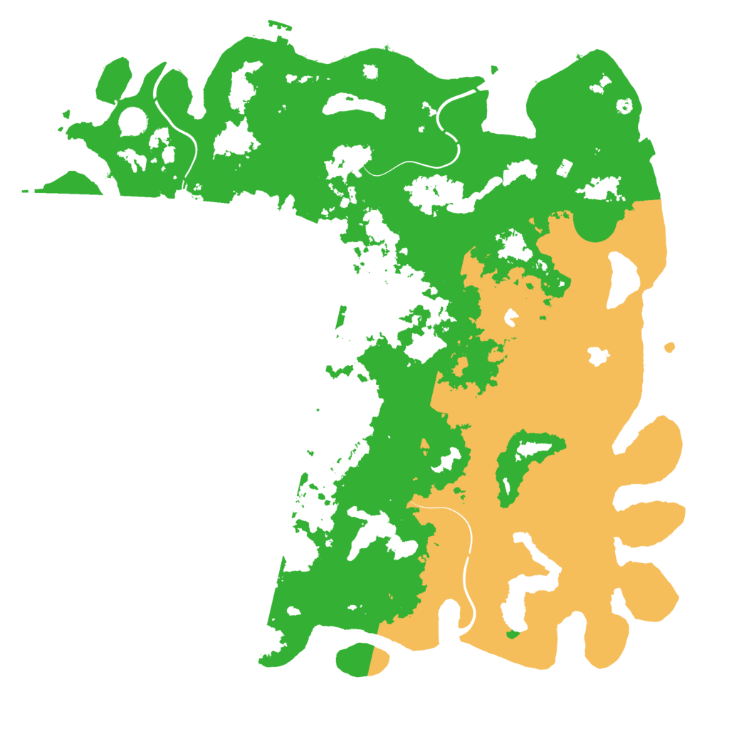 Biome Rust Map: Procedural Map, Size: 4500, Seed: 269568