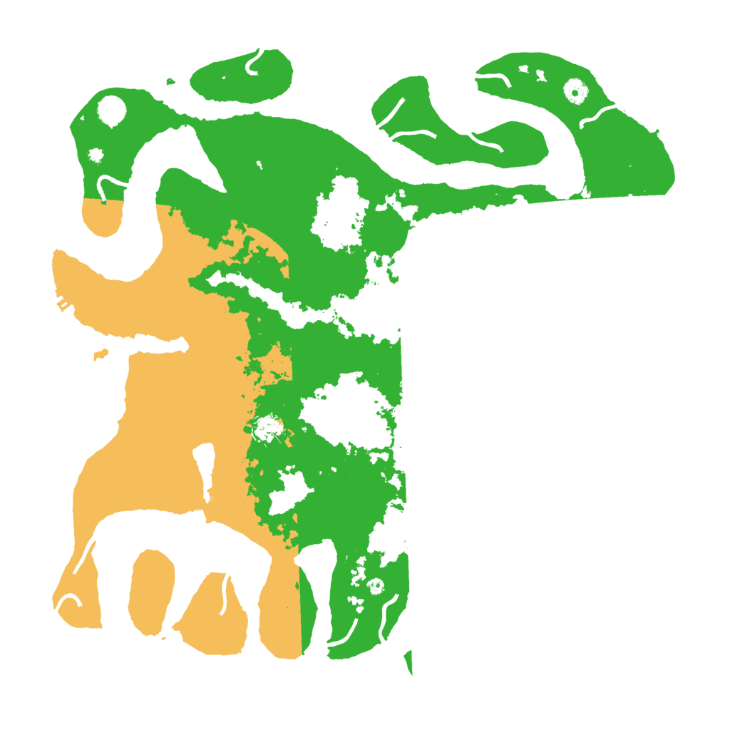 Biome Rust Map: Procedural Map, Size: 4500, Seed: 4605189