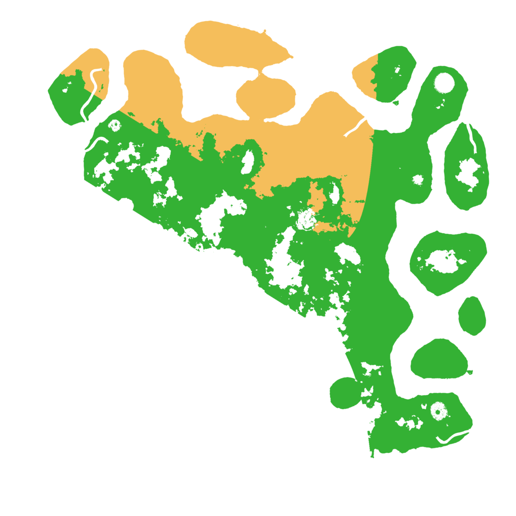 Biome Rust Map: Procedural Map, Size: 4500, Seed: 3304125