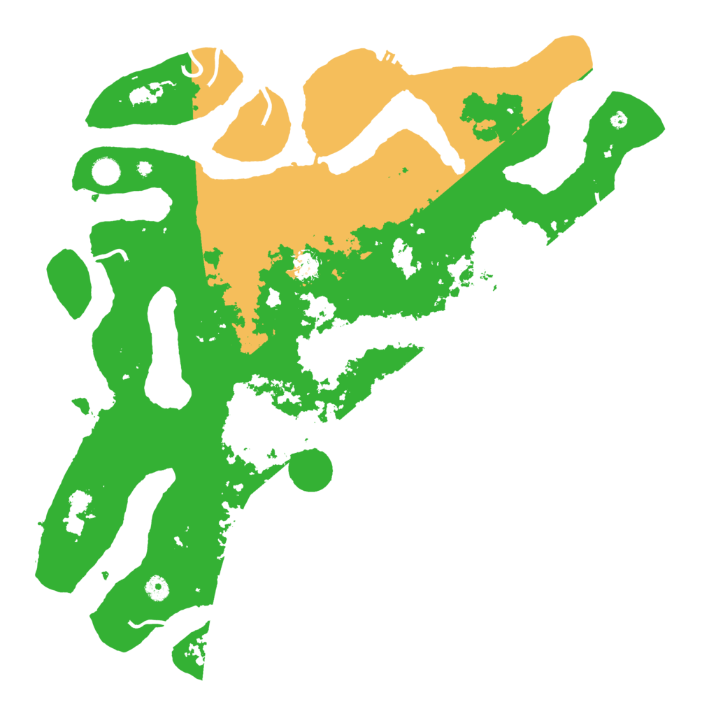 Biome Rust Map: Procedural Map, Size: 4500, Seed: 222528