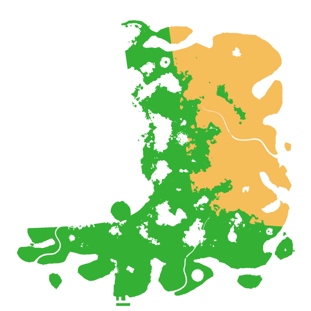 Biome Rust Map: Procedural Map, Size: 4500, Seed: 5715489