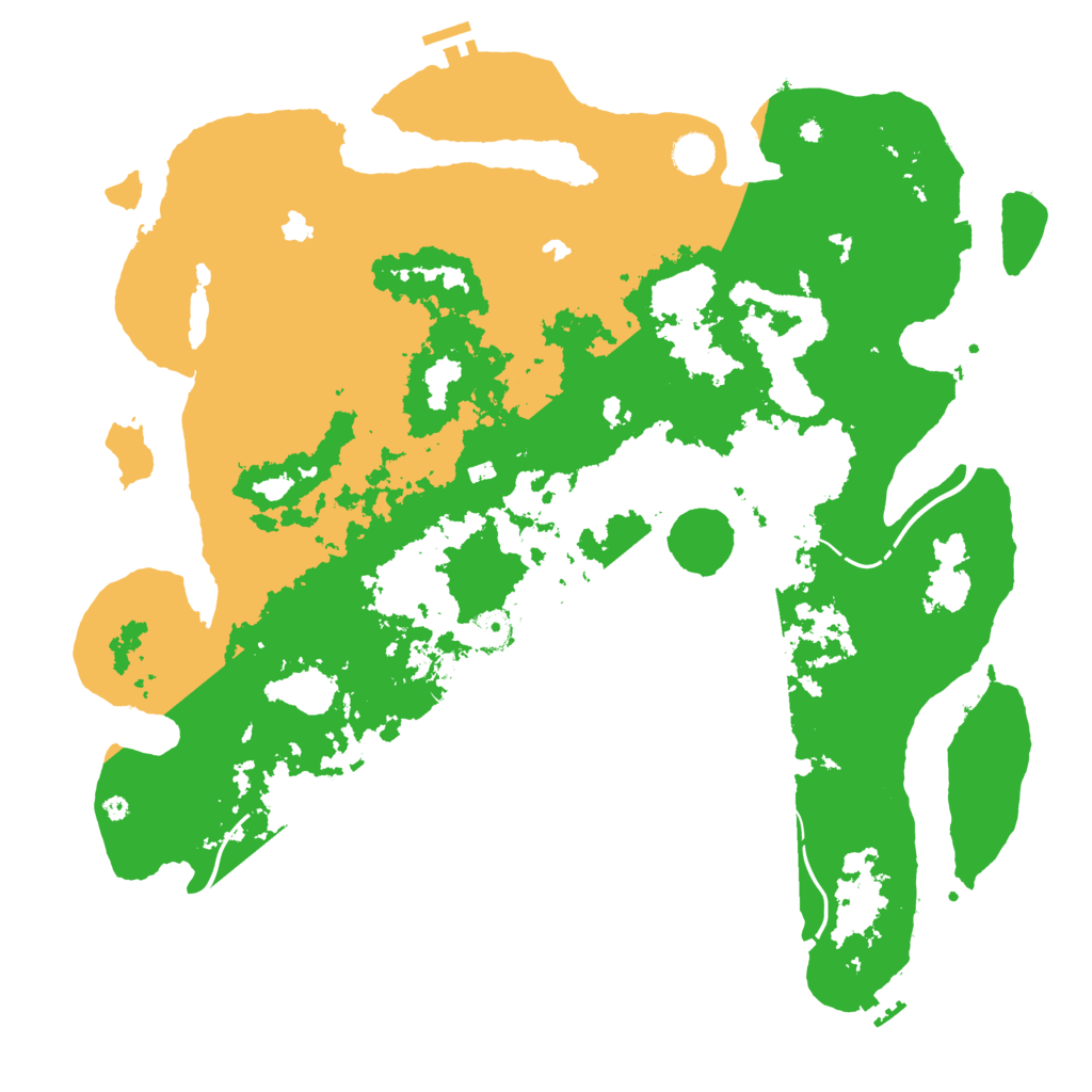 Biome Rust Map: Procedural Map, Size: 4500, Seed: 4921730