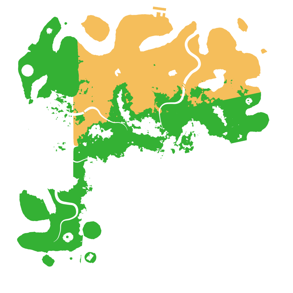 Biome Rust Map: Procedural Map, Size: 4500, Seed: 1486824